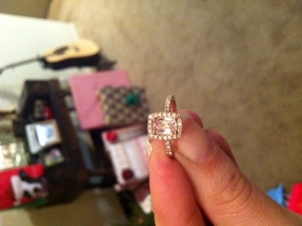 My Sapphire e-ring set in rose gold!!! ( pic heavy! ) :  wedding Photo 3