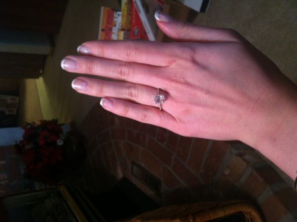 My Sapphire e-ring set in rose gold!!! ( pic heavy! ) :  wedding Photo 5