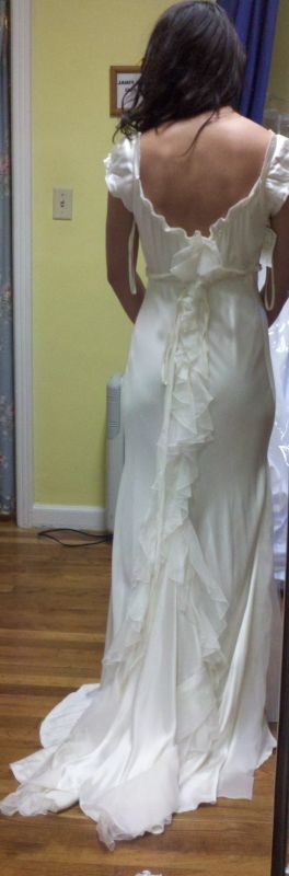 Buyer's remorse... honest thoughts on this dress? :  wedding dress buyers remorse Dress  Back
