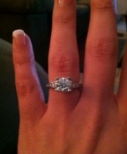 Any other Michael M ladies out there? :  wedding engagement ring michael m IMG 7061