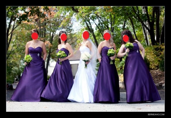 Does anyone have real life pictures of Alfred Angelo Bridesmaid Dress 7166 ?? :  wedding alfred angelo 7166 1 purple lavender Bm1