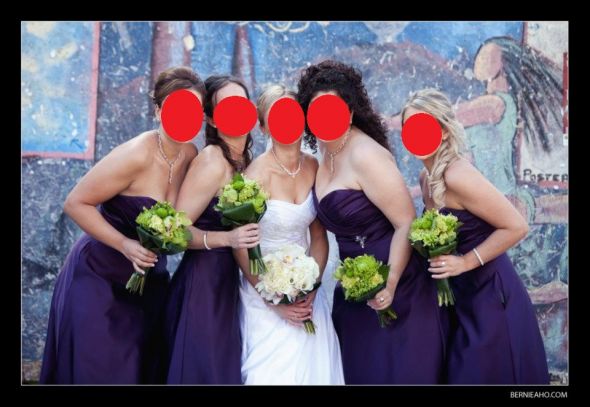 Does anyone have real life pictures of Alfred Angelo Bridesmaid Dress 7166 ?? :  wedding alfred angelo 7166 1 purple lavender Bm2
