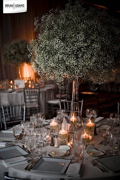 Babysbreath poof versus hydrangea ball........HELP!!!! : wedding flowers centerpieces wedding ceremony reception white hydrangea babys breath roses help 600x600 1279487748421 0047