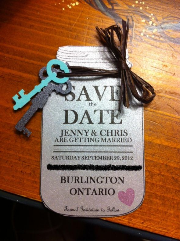 Save the Date Magnet DIY wedding teal diy invitations Save The Date Magnet