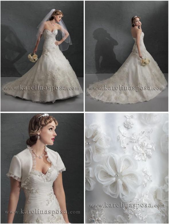 Mary's Karelina Sposa dress. Do you like this? Ordered without trying on! :  wedding marys dress wedding dress like opinion karelina sposa Item