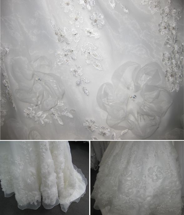 FINALLY my dress is here!!! =D (PICS!!!) :  wedding dress my dress finally fitting marys karelina sposa c7832 Skirt