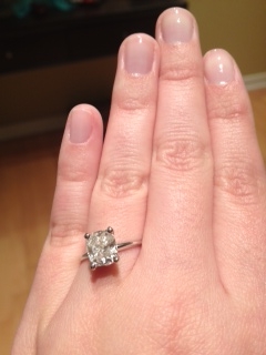 Need Input- Cushion Cut Ring Design! :  wedding cushion cushion cut halo Ring3
