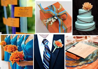 Wedding Color Help! Orange Chairs :O :  wedding ceremony chiars colors orange Blue And Orange 3