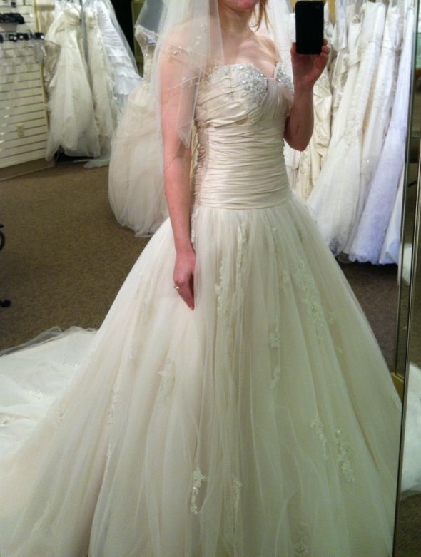 Which dress, bees? : wedding maggie sottero chardonnay sincerity sincerity 3621 Maggie2