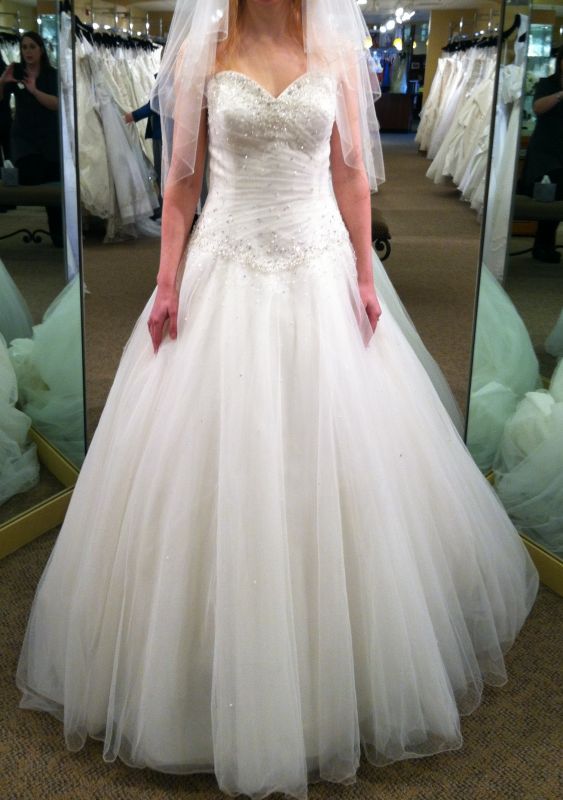 Which dress, bees? : wedding maggie sottero chardonnay sincerity sincerity 3621 Sincerity