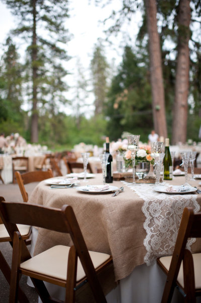 white or burlap table cloths for wedding