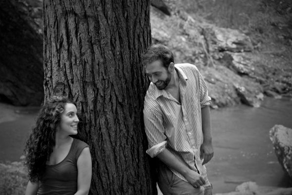 Engagement Pictures! (pic heavy) :  wedding engagement pictures wedding woods happy love  DSC6622blkwht