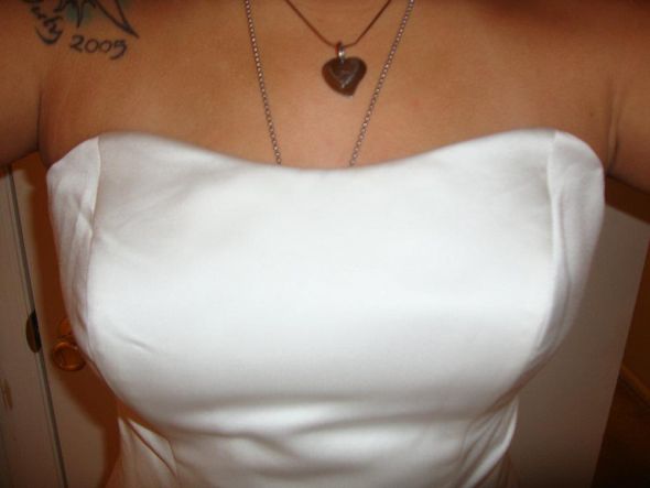 Brides with visible tattoos: Can I see pics of you in your dress? :  wedding tattoos tattooed brides wedding dresses Dress4