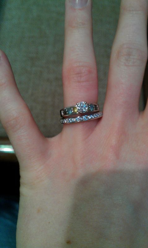Wedding Band Opinions? :  wedding e ring wedding band band ring Ring2 2