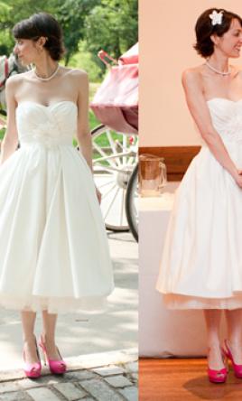 Looking for a Vintage Tea Length Dress :  wedding dress vintage wanted oleg cassini stephanie james coture Oleg Cassini Other Ivory 2010 143064