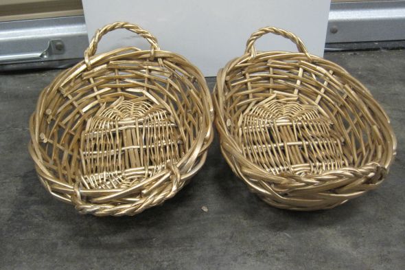 $5 Gold Baskets for Ceremony Or Reception : wedding gold baskets large basket small basket ceremony program favors gold reception SmallGoldBaskets