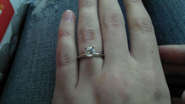 Have you got an HEIRLOOM engagement ring (or stone)? STORY! :  wedding ring engagement vintage heirloom diamond setting My Ring11