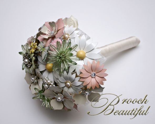 Mint to Be Brooch Bouquet