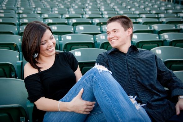 Baseball Themed Engagement phots : wedding engagement inspiration Oct2011 781
