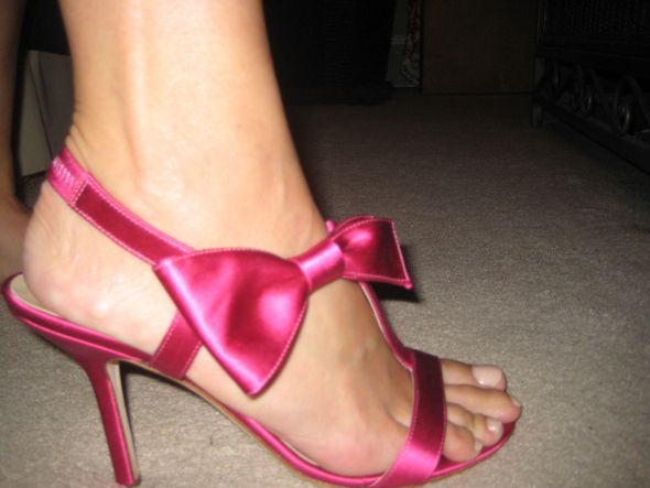 Kate Spade fuscia heels size 9.5 : wedding shoes kate spade heels pink bridesmaids dress Shoes 005