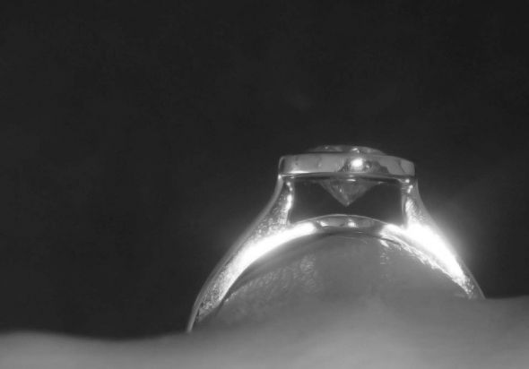 my review of unenhanced moissanite and MoissaniteCo (pics)! :  wedding moissanite moissaniteco moissanite co 1 unenhanced moissanite ring round solitaire 392083 10150691336819951 610564950 12018676 335953259 N