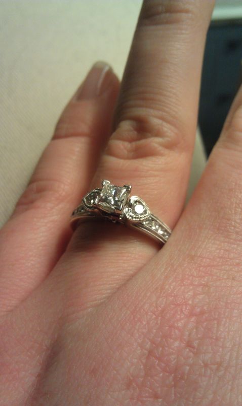 Take me off the list, I said yes!!!! :  wedding waiting engaged proposal IMAG0019