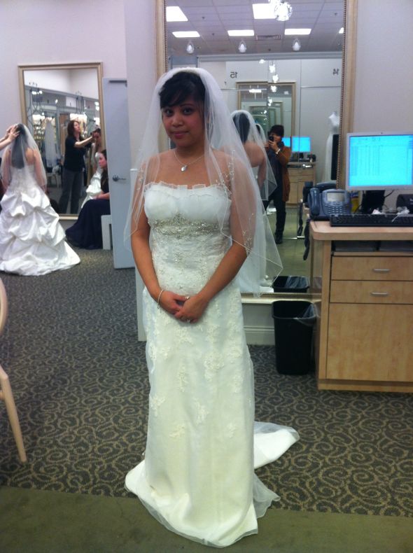 Just for fun...Your swing and a miss dress :  wedding Dress 2a