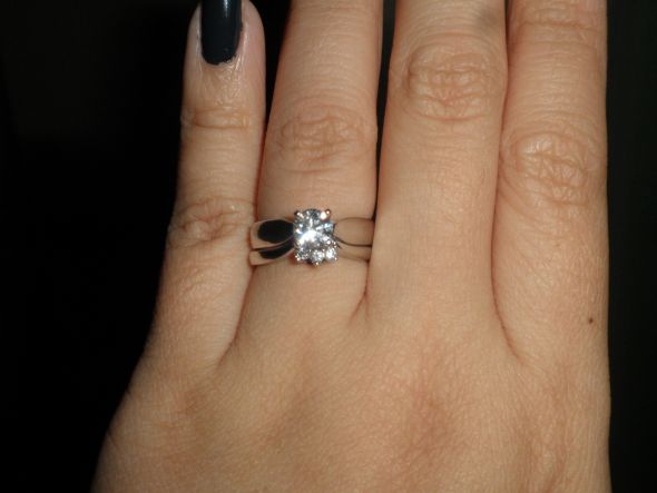 Show me solitaire e-rings w/wedding bands and/or enhancers! :  wedding engagement ring wedding band 1 ct solitaire enhancers princess PC300043