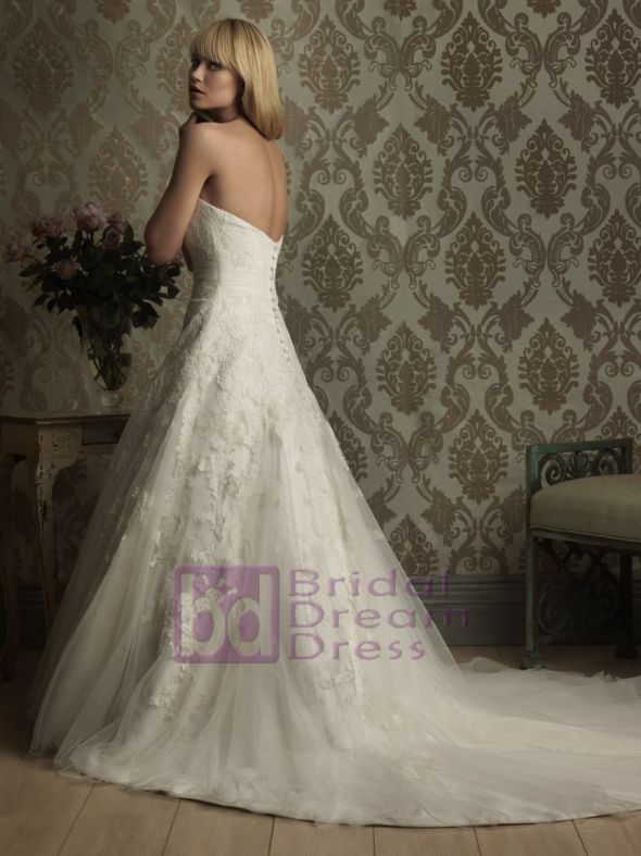 Selling ALLURE BRIDALS 8858 BRAND NEW (w/ tags) SIZE 8 : wedding white dress 8858 1
