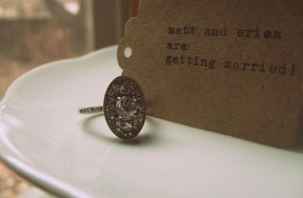 Custom Engagement Ring FINALLY Arrived! :  wedding engagement ring custom ring heirloom diamonds custom Engagement Ring 1