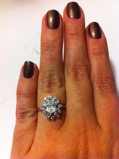 I'm engaged!  *ring porn*! :  wedding oval ring engagement porn Photo 4 2