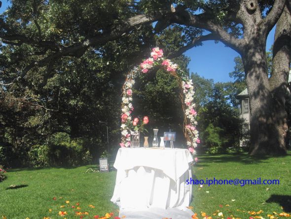 Beautiful wedding arch wedding gold bouquet ceremony diy Arch4sale 1 