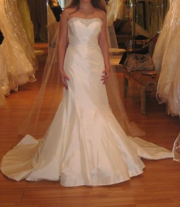 HELP!!! Need Dress Opinions Pleeeeaaassse :  wedding jasmine enzoani dakota dress help picking gown taffeta 2 Front