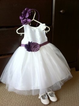 Ivory Pomanders & Custom Purple Cake Stand!!!! :  wedding ivory Xienna Dress