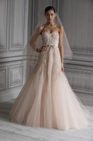 Veil for oatmeal colored dress... :  wedding wtoo wtoo olivia olivia veil non white dress Veil1