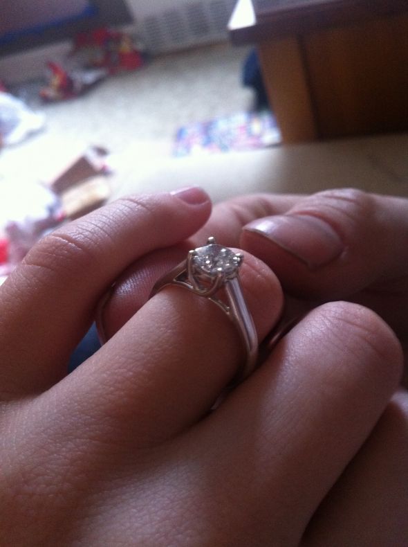 New here--Engaged & excited! :  wedding engagement ring new proposal RING