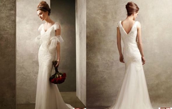 Vintage inspired Bridal Gowns with sleeves wedding vintage dress sleeves 