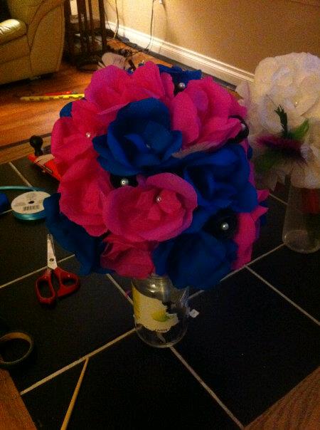 my DIY flowers do they look to cheap???? (pic heavy) :  wedding My Flowers 5