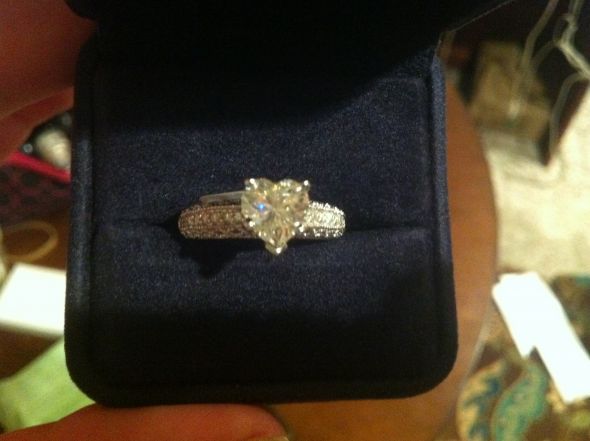Surprised with a moissy ring today...and sending it back :( :  wedding IMG 1660