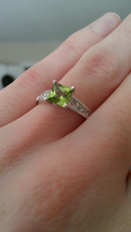 Can I see your nondiamond engagement ring and any sapphire ring advice welcomed! :  wedding sapphire ering blue diamond IMAG0008