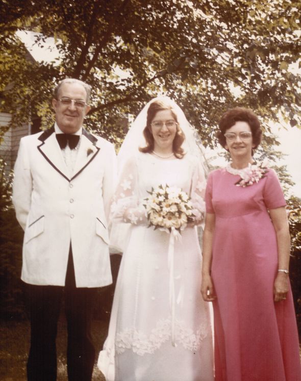 Grandma & Grandpa on their wedding day: Share your family wedding photos! :  wedding photos antique family pictures BrideParents