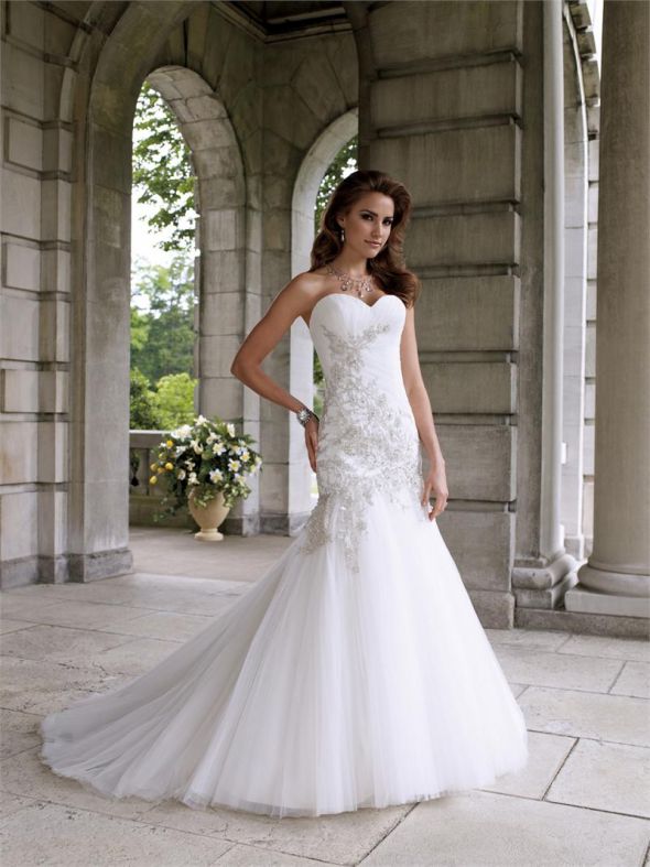 Anyone wearing a David Tutera Dress???  I love mine!! :  wedding david tutera dress princess two in one CIPRIANNA LARGE