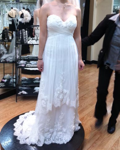Anyone wearing Watters Wtoo Style Jasmine (17393)? Pics please! :  wedding watters wtoo jasmine 17393 1 Jasmine 1
