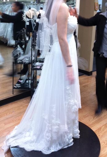 Anyone wearing Watters Wtoo Style Jasmine (17393)? Pics please! :  wedding watters wtoo jasmine 17393 1 Jasmine Side 2