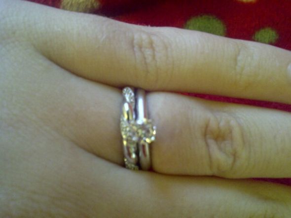Ring Porn: your e-ring with band together.  GO! :  wedding Rings
