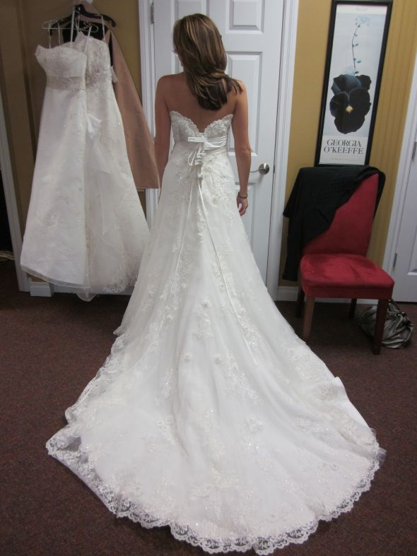 Has anyone bought the maggie sottero Maura? :  wedding maggie sottero maura Dress Back