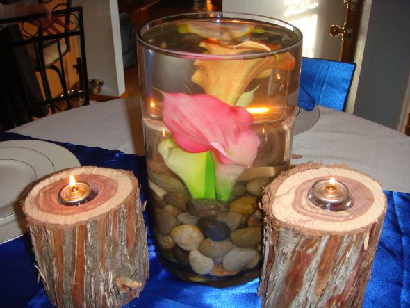 Calla Lilies: Natural Touch or Not? :  wedding natural touch MockCenterpiece7