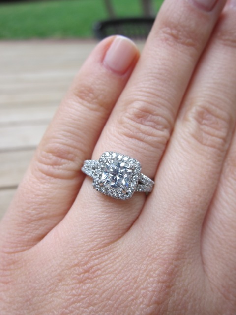Radiant cuts! Calling all Bees with these! : wedding radiant cut ring style solitaire three stone 1 photos pictures radiants Ring