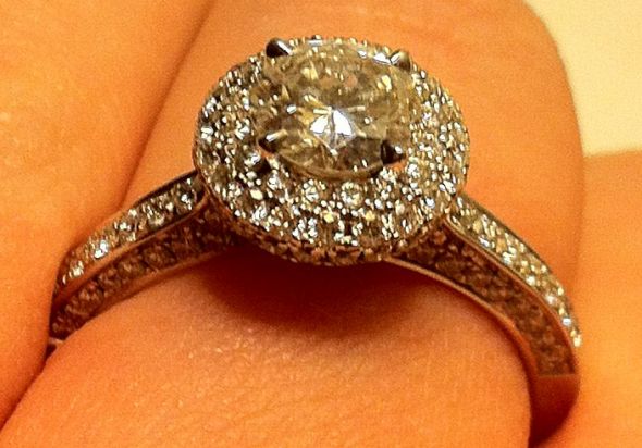 Show me your Pave set e-ring :  wedding Ering
