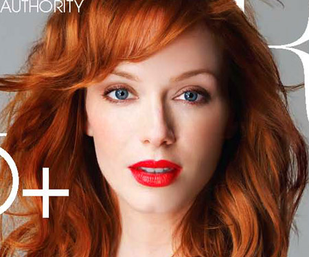Pale red head bride, ivory dress, red lipstick too much? :  wedding red lipstick pale skin red hair ivory dress Nov 2010 Flare Cover Cropped